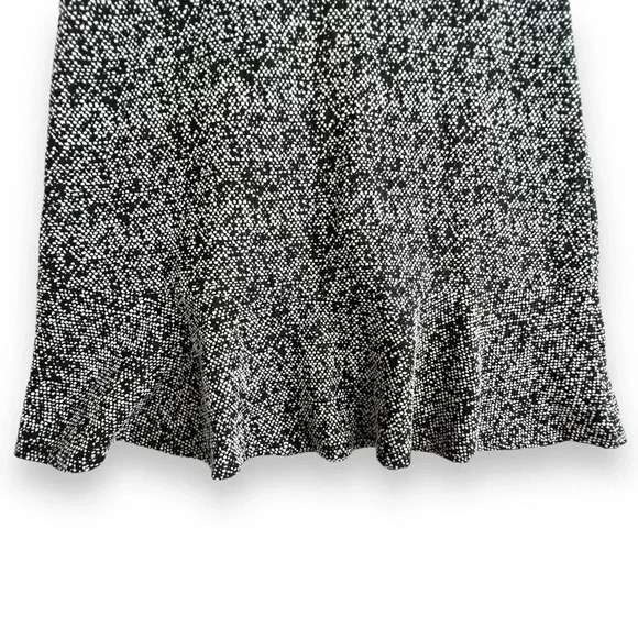 Michael Kors Jacquard Fit & Flare Ruffle Sleeveless Dress Plus Size XL - Picture 7 of 16